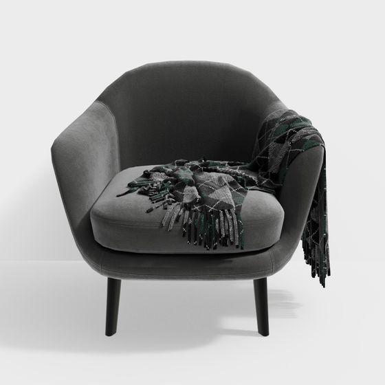 Cozy Corner Chair 3D model