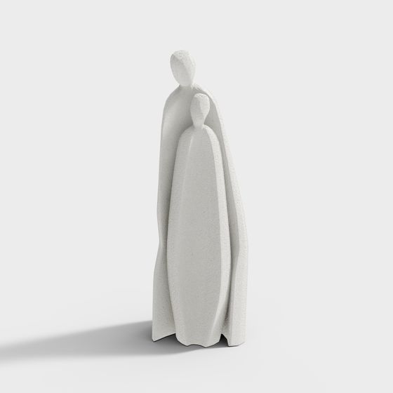 Low-Poly Guardian 3D model - The Protector