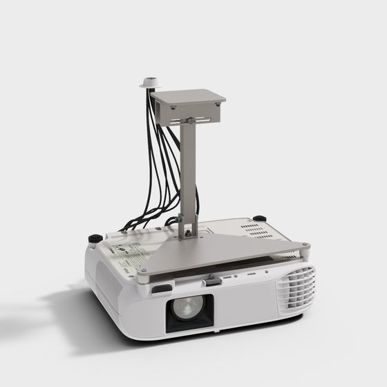 Stylish Projector 3D model for Creative Projects