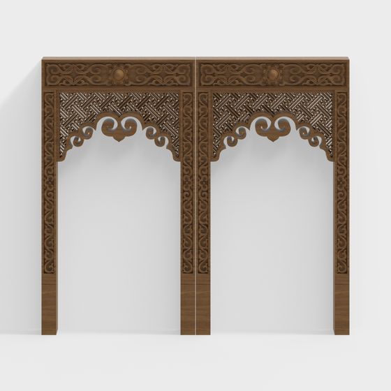 Ancient Charm Door 3D model for Creative Projects