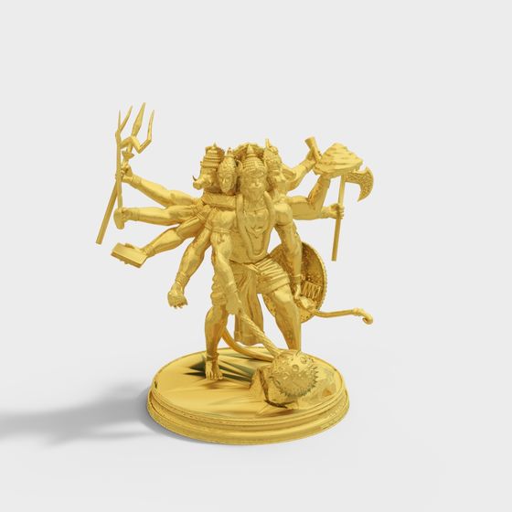 Lord Shiva: The Destroyer 3D model