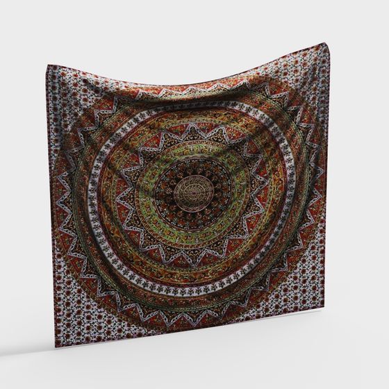 Mandala Tapestry 3D model