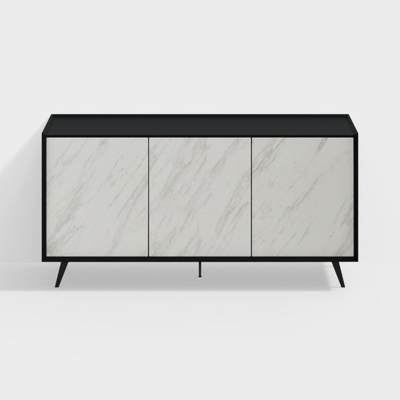 Mid-Century Modern Sideboard 3D model