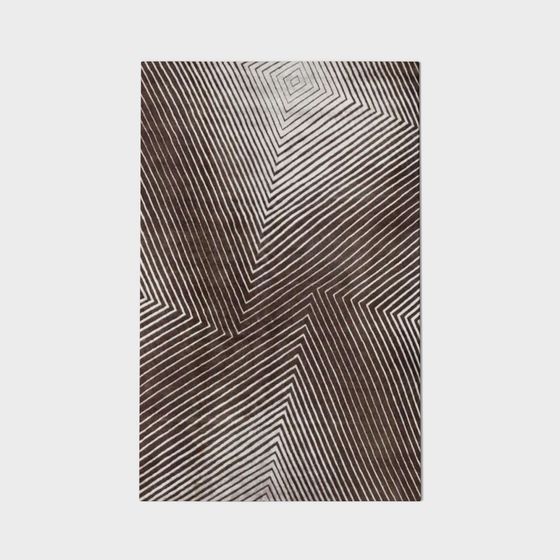 Abstract Line Carpet 3D model for Creative Projects