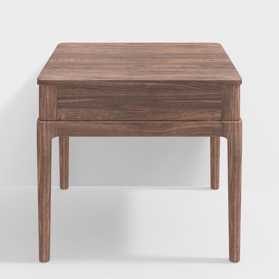 Elegant Minimalist Side Table 3D model