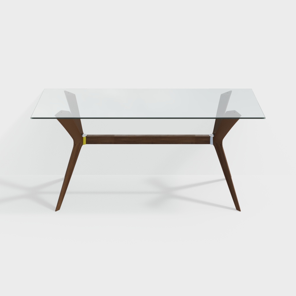 Bàn ăn kính hiện đại