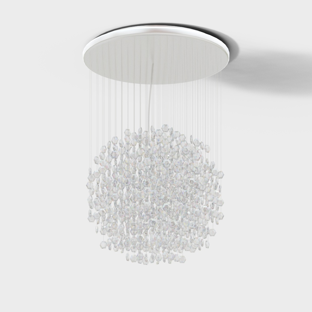 Modern crystal chandelier