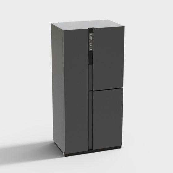 Modern Minimalist Refrigerator 3D model
