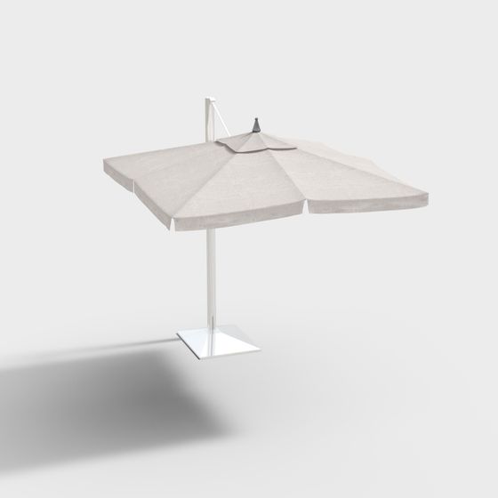 Modern Minimalist 3D Model Umbrella