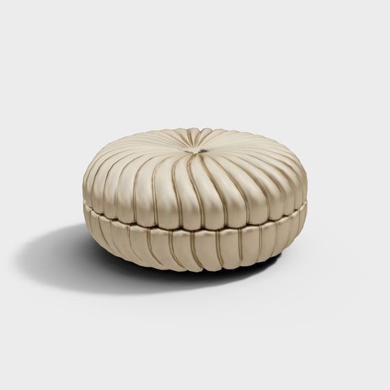 Elegant Ottoman 3D model