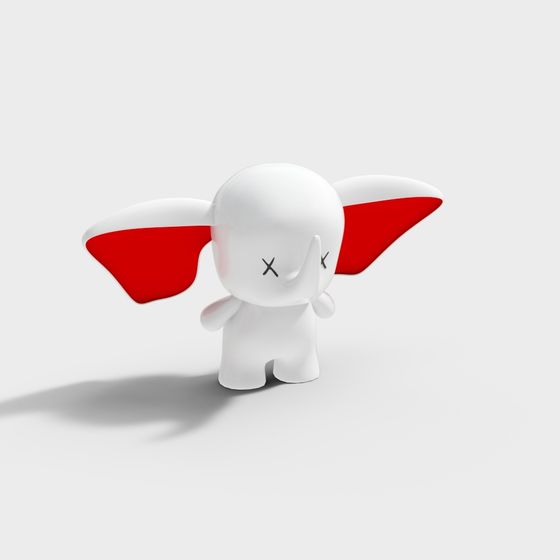 Winged Elephant 3D Model