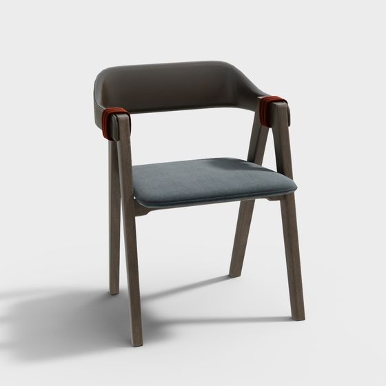 Stylish Low-Poly Chair 3D model for Modern Interiors