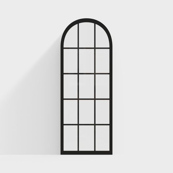 Elegant Arch Window 3D model for Modern Design