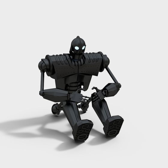 Stylish Futuristic Robot 3D model for Creative Projects