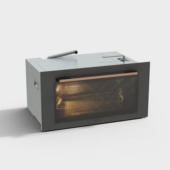 Functional Fandai Cooking Machine 3D Model in Black