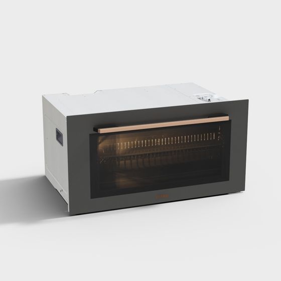 Sleek Built-in Oven 3D Model for Modern Kitchens