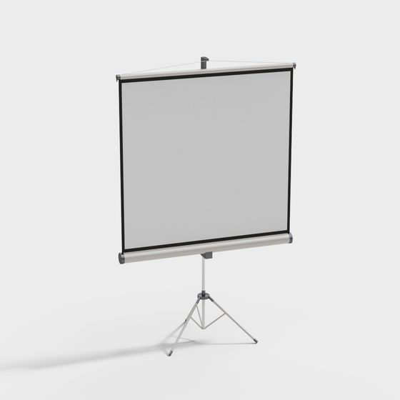 Stylish Projection Screen 3D model for Creative Projects