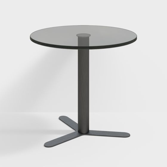Stylish Round Table 3D model for Creative Projects