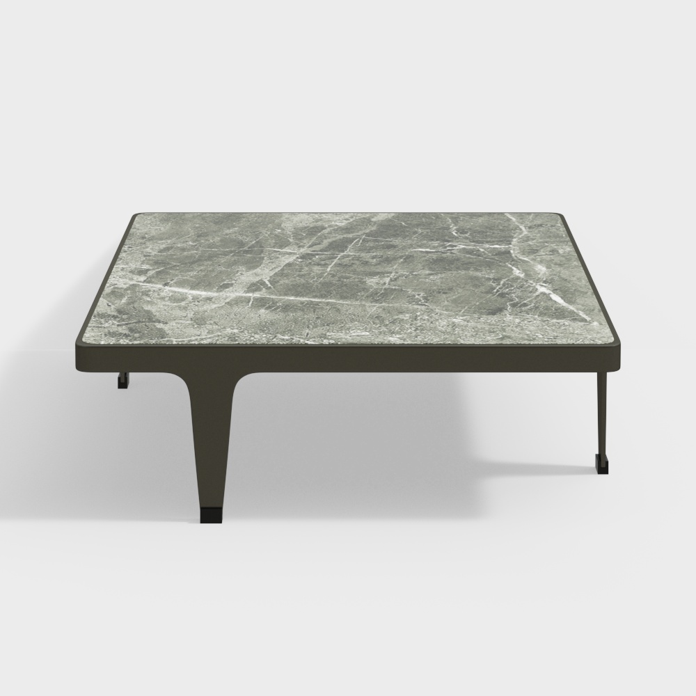 Urban Green Marble Coffee Table 3D model