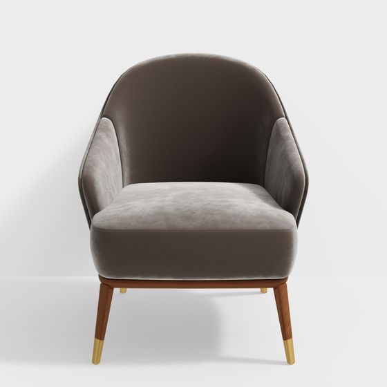 Cozy Curve 3D Model Chair