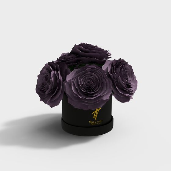Bella Fiori 3D Model - Elegant Violet Rose