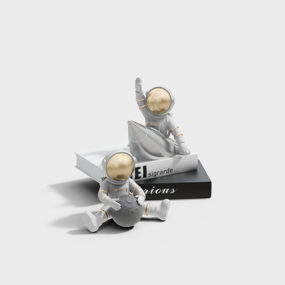 Futuristic Space Explorer 3D model