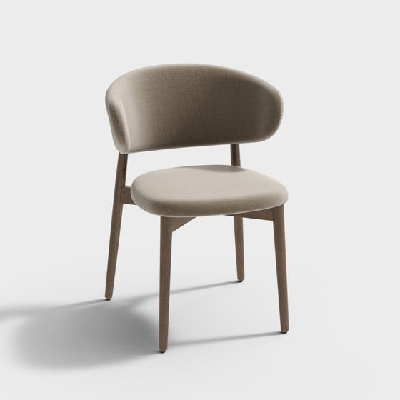 Modern Minimalist 3D Chair Model