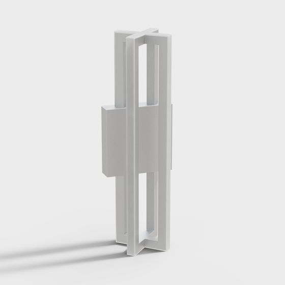 Urban Gateway 3D model - Low Poly Design