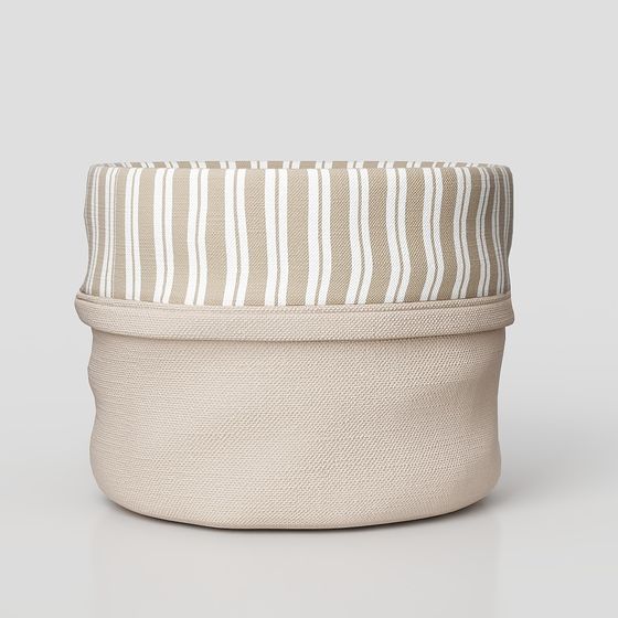 Minimalist Storage Basket 3D model for Modern Designs