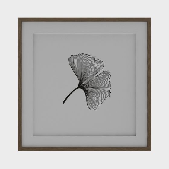 Realistic Gingko Leaf 3D model for Creative Projects