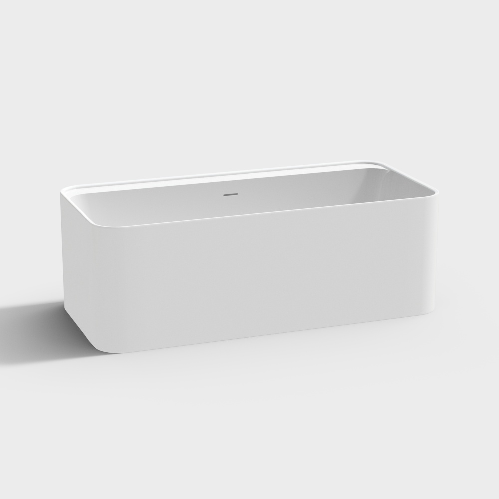 Minimalist Bathtub 3D model