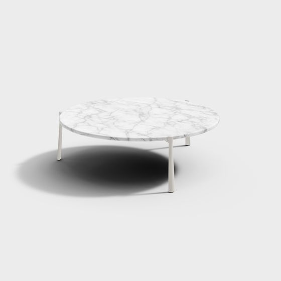 Stylish Round Table 3D model for Modern Interiors