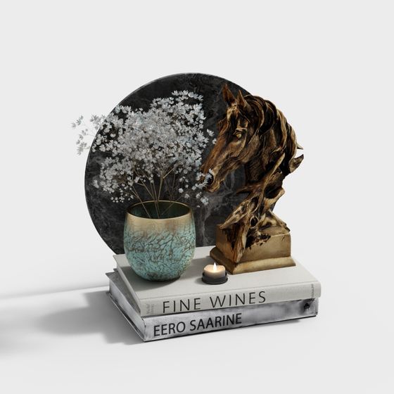 Classical Sculpture and Still Life 3D Model for Designers