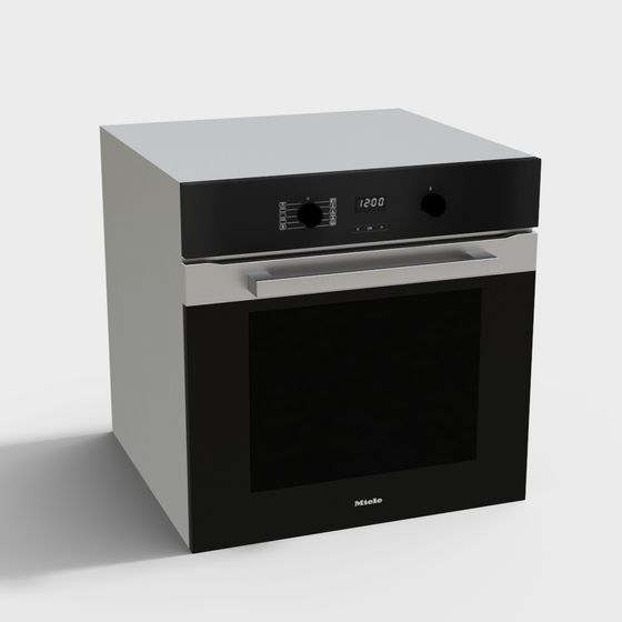 Stylish Embedded Oven 3D model for Contemporary Spaces