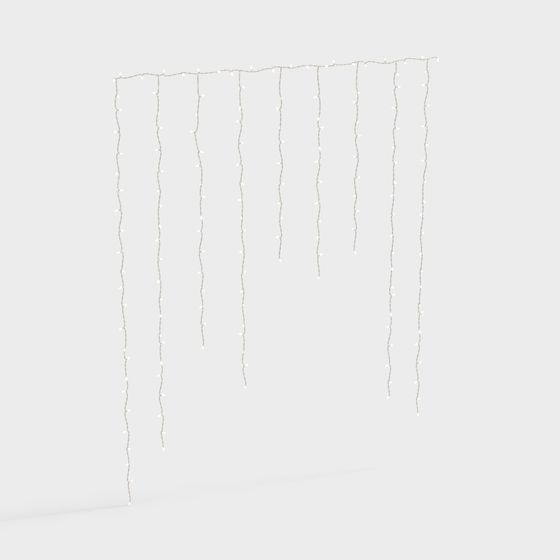 Snow Curtain 3D model for Enchanting Interiors