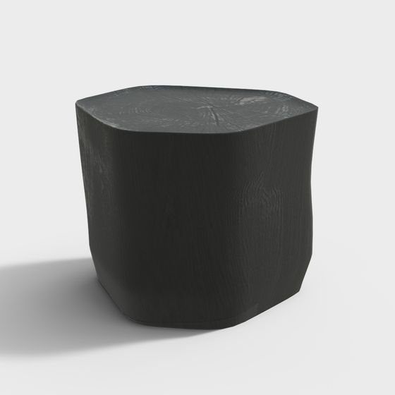 Forest Column 3D model - Natural Wood Design