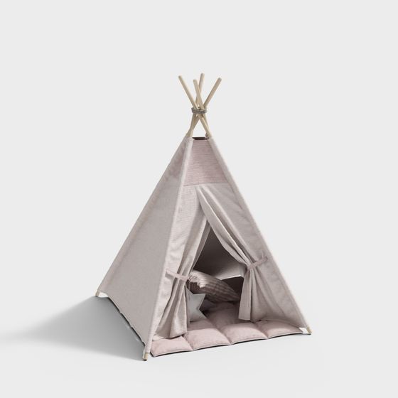 Cozy Teepee 3D model for Imaginative Spaces