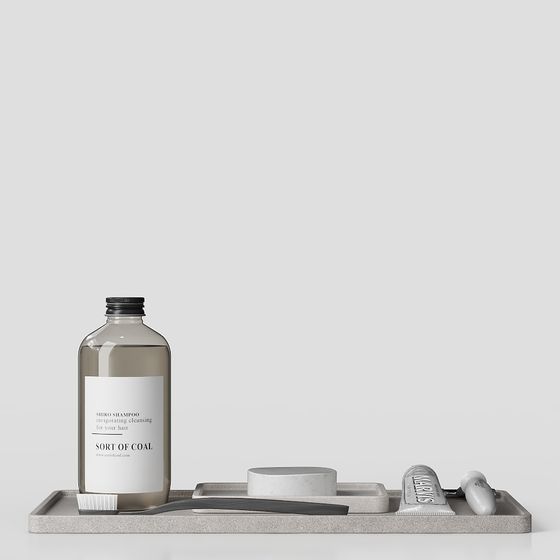 Shiro Shampoo Bathroom Set 3D model