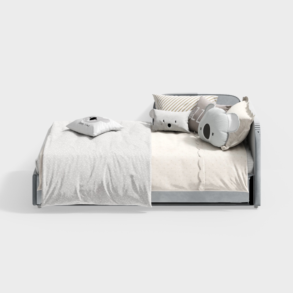 Corner Bed With SideBack02