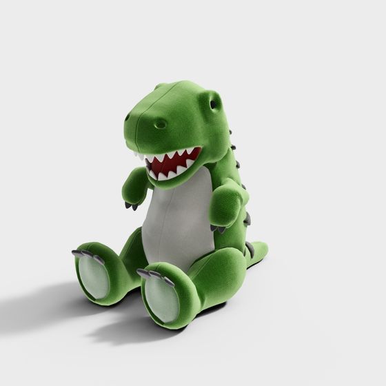 T-Rex Plush 3D model for Creative Projects