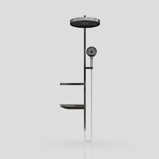 Modern Minimalist Shower System 3D model