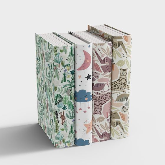 Fairy Tale Forest Bookshelf 3D model