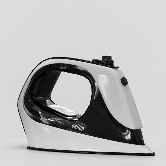 Braun TexStyle 9 Iron 3D Model for Modern Spaces