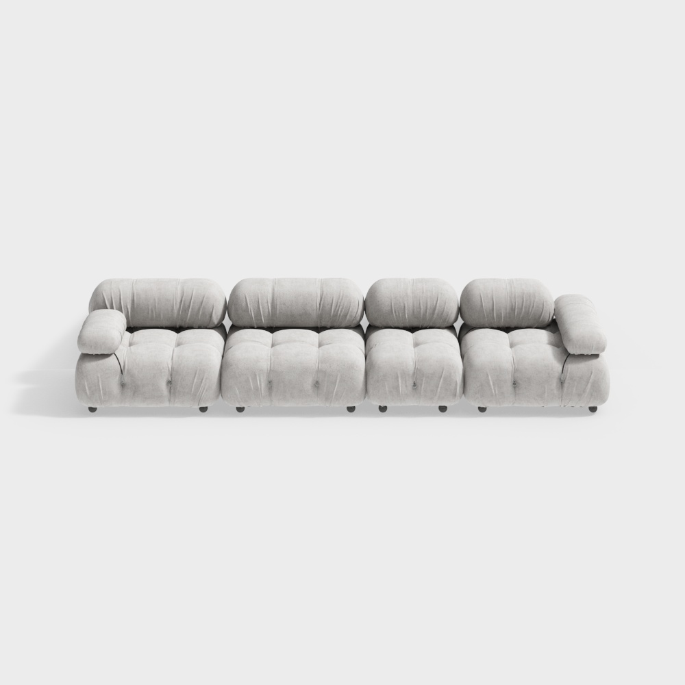 Unique Low Poly Sofa 3D Model for Modern Homes