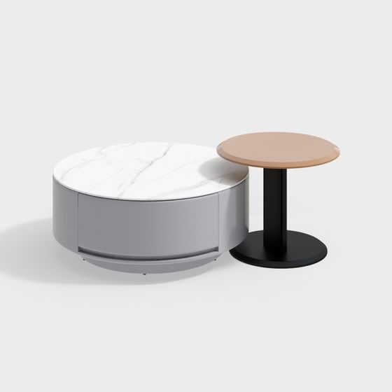 Urban Relaxation Coffee Table 3D model for Modern Spaces