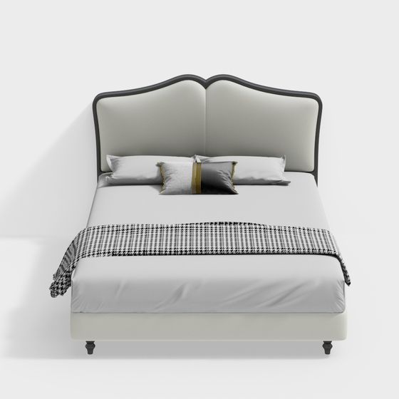 Urban Elegance 3D model Bed Design