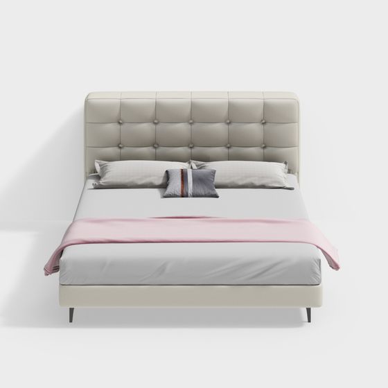 Urban Elegance 3D Model Bed