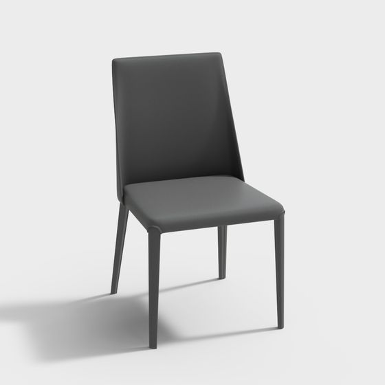 Modern Minimalist Low-Poly Chair 3D model