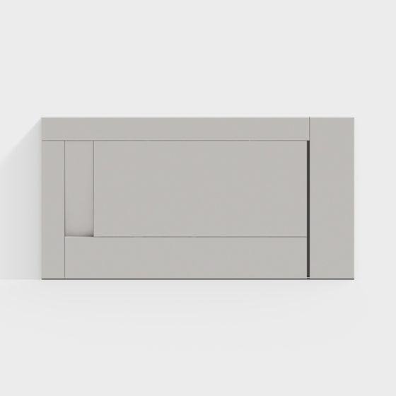 Urban Panel 3D model for Modern Design