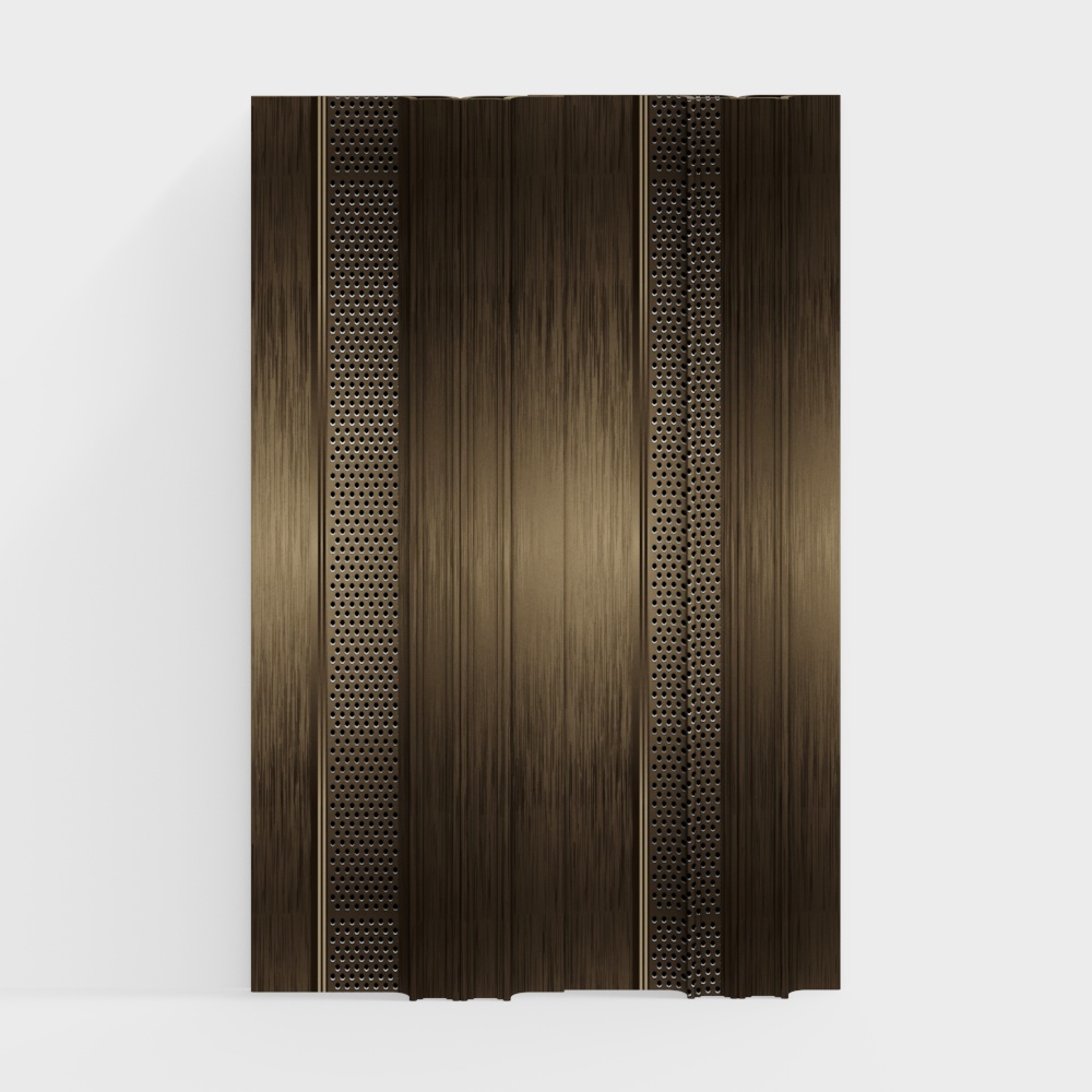 Modern stainless steel background wall